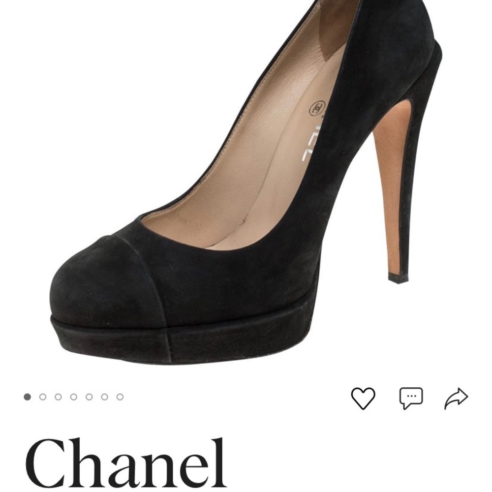 Chanel Suede Heels